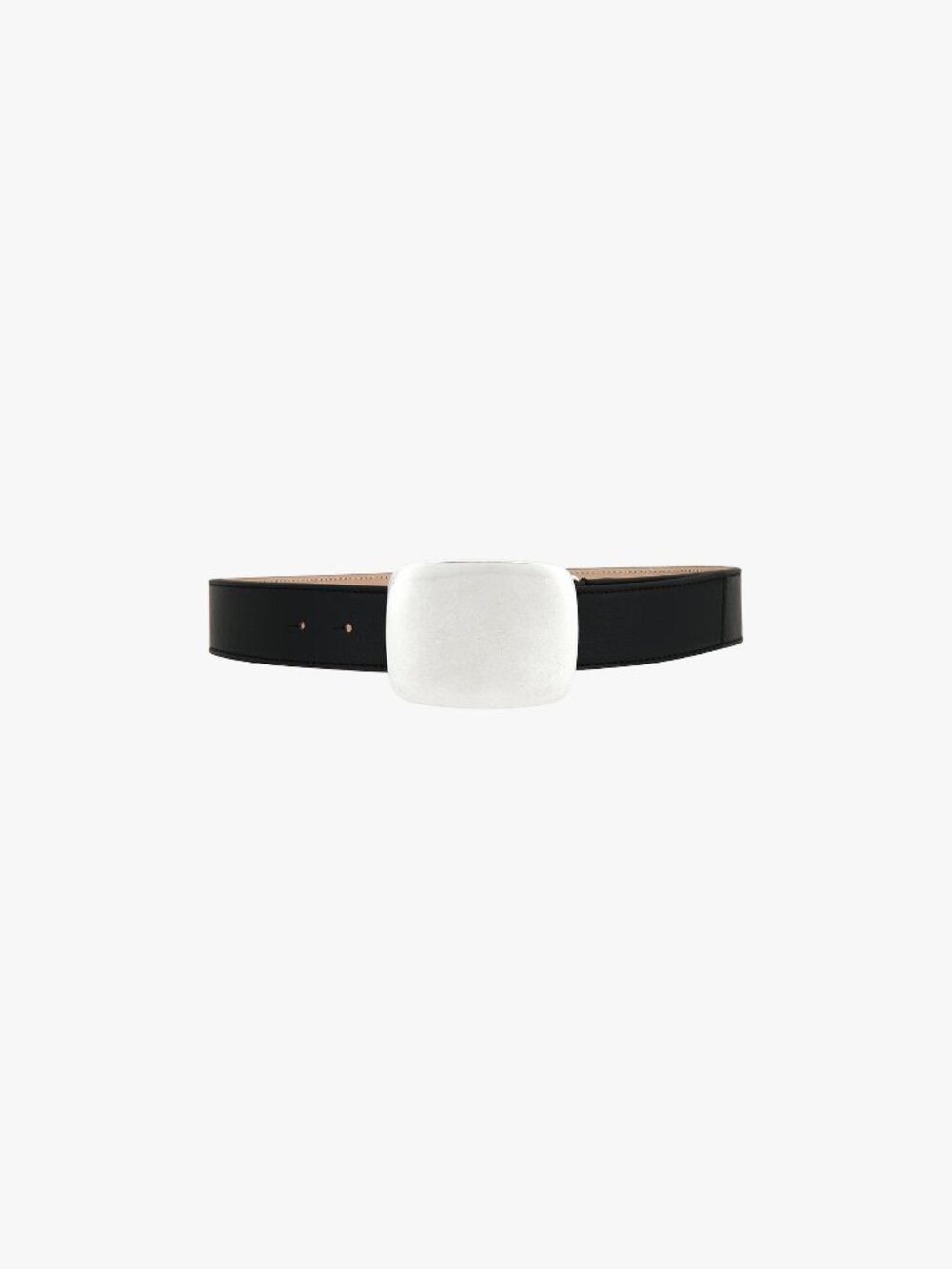 B-LOW THE BELT | 100% LEATHER "LEIGHTON" WESTERN BELT IN BLACK & SILVER